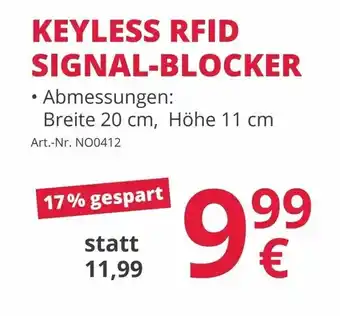 A.T.U. Keyless Rfid Signal-Blocker Angebot