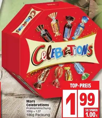 Edeka Mars Celebrations 186 g Angebot