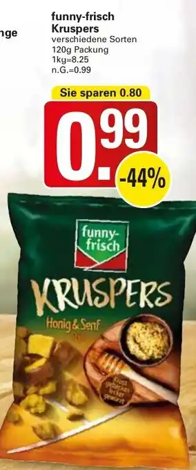 WEZ funny-frisch Kruspers 120g Packung Angebot