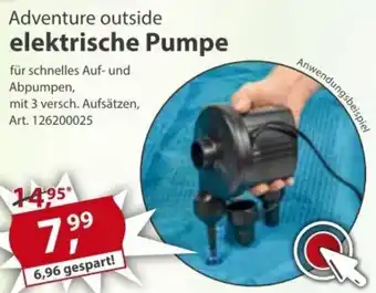 Sonderpreis Baumarkt Adventure outside elektrische Pumpe Angebot