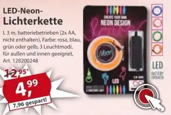 Sonderpreis Baumarkt LED Neon Lichterkette Angebot