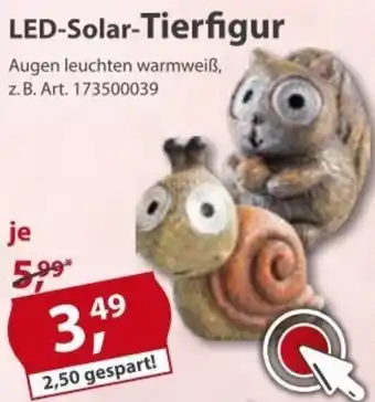 Sonderpreis Baumarkt LED Solar Tierfigur Angebot