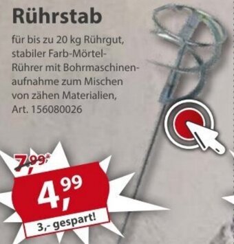 Sonderpreis Baumarkt Rührstab Angebot