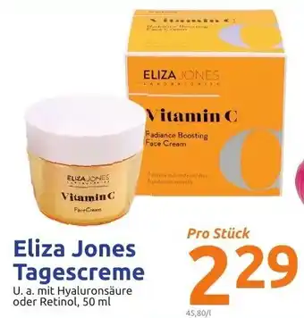 Action Eliza Jones Tagescreme Angebot