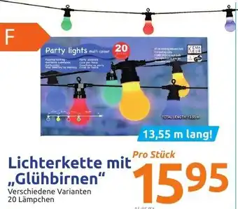 Action Lichterkette mit ,,Glühbirnen" Angebot