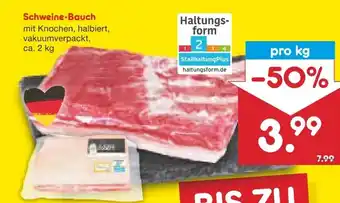 Netto Marken-Discount Schweine-Bauch 1kg Angebot