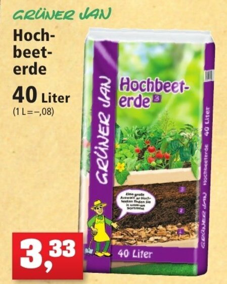 blumenerde gr�ner jan