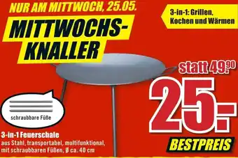 B1 Discount Baumarkt 3in1 Feuerschale Angebot