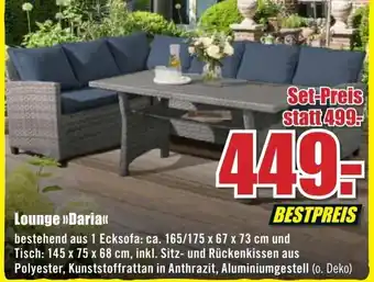 B1 Discount Baumarkt Lounge ,,Daria" Angebot