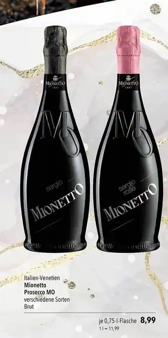 CITTI Markt Italien-venetien Mionetto Prosecco Mo Angebot