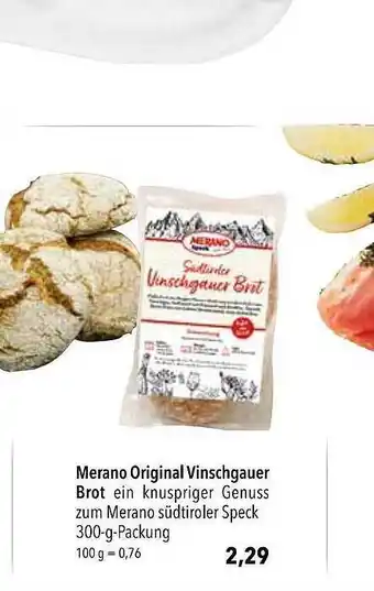 CITTI Markt Merano Original Vinschgauer Brot Angebot