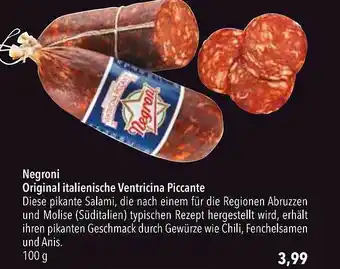 CITTI Markt Negroni Original Italienische Ventricina Piccante Angebot