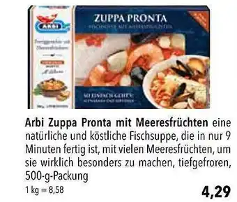 CITTI Markt Arbi Zuppa Pronta Mit Meeresfrüchten Angebot