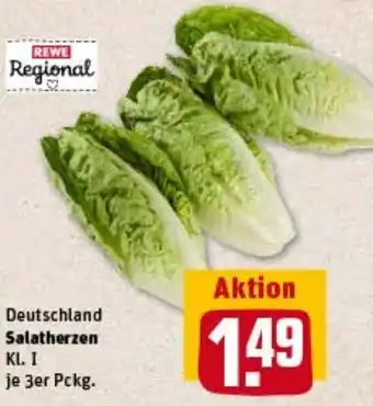 REWE Center Deutschland Salatherzen 3er Pckg. Angebot