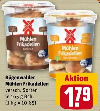 REWE Center Rügenwalder Mühlen Frikadellen 165 g Becher Angebot