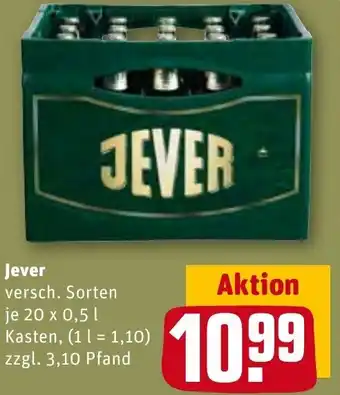 REWE Kaufpark Jever 20x0,5 L Kasten Angebot