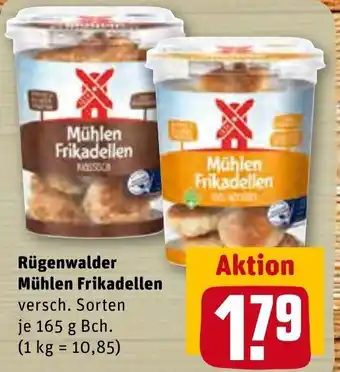 REWE Kaufpark Rügenwalder Mühlen Frikadellen 165 g Becher Angebot