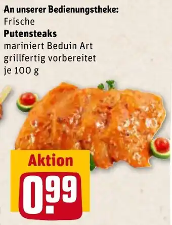 REWE Kaufpark Frische Putensteaks 100 g Angebot