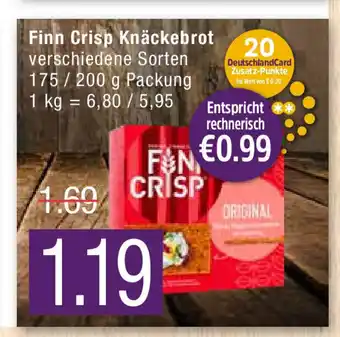 Marktkauf Finn Crisp Knackerbrot 175/200g Angebot