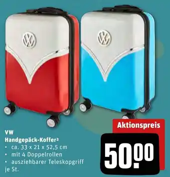 REWE Center VW Handgepäck Koffer Angebot