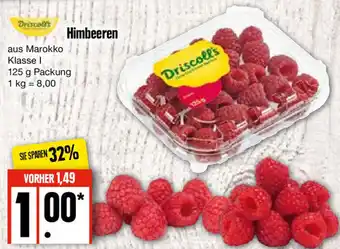 Edeka Driscoll's Himbeeren 125 g Packung Angebot