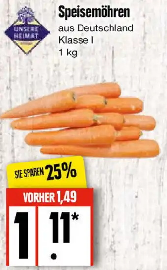 Edeka Speisemöhren 1 kg Angebot