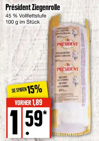 Edeka Président Ziegenrolle 100 g Angebot