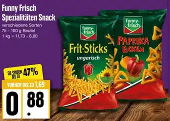 Edeka Funny Frisch Spezialitäten Snack 75-100 g Beutel Angebot