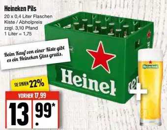 Edeka Heineken Pils 20x0,4 Liter Flaschen Angebot