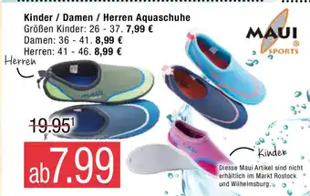 Marktkauf Maui Sports Kids/Damen/Herren Aquaschuhe Angebot