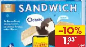 Netto Marken-Discount Sandwich Eis Angebot