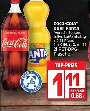 Edeka Coca-cola Oder Fanta Angebot