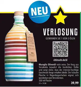 CITTI Markt Muraglia Olivenöl Angebot