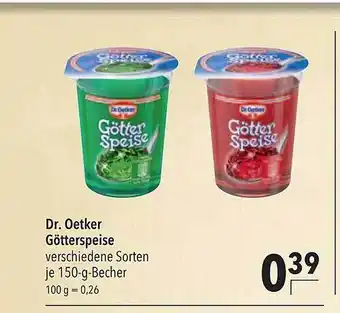 CITTI Markt Dr. Oetker Götterspeise Angebot