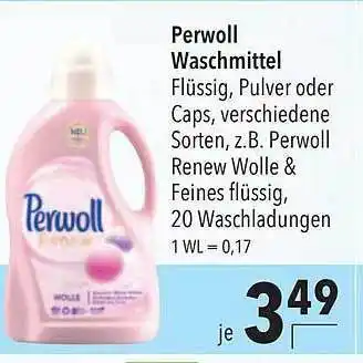 CITTI Markt Perwoll Waschmittel Angebot