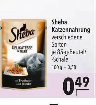 CITTI Markt Sheba Katzennahrung Angebot