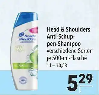 CITTI Markt Head&shoulders Anti-schuppen-shampoo Angebot