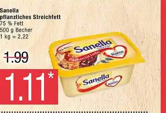 Marktkauf Sanella Pflanzliches Streichfett Angebot