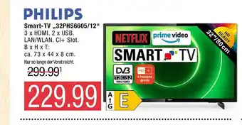 Marktkauf Philips Smart-tv „32phs6605-12“ Angebot