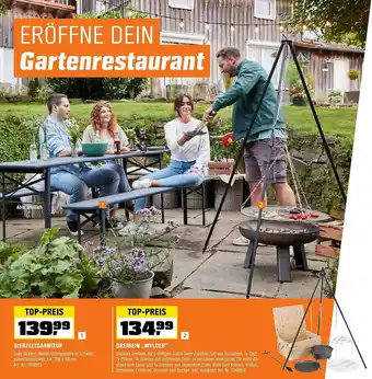 OBI Bierzeltgarnitur Oder Dreibein „wylder“ Angebot