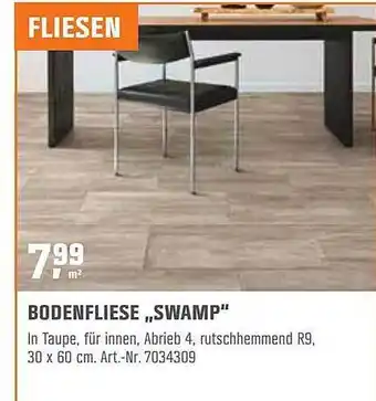 OBI Bodenfliese Swamp Angebot