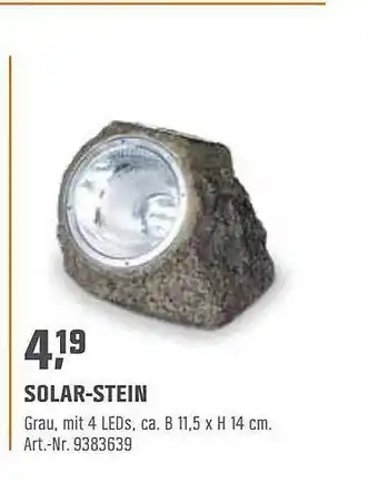 OBI Solar-stein Angebot