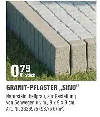 OBI Granit-pflaster „sino“ Angebot