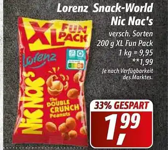 Simmel Lorenz Snack-world Nic Nac's Angebot