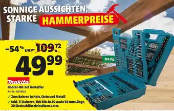 Hagebau Makita Bohrer-bit-set Im Koffer Angebot