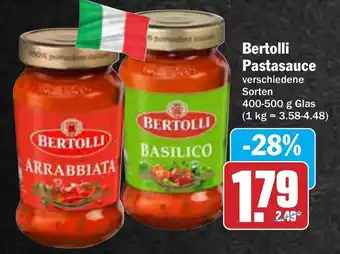 AEZ Bertolli Pastasauce 400-500 g Glas Angebot