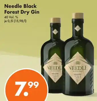 Trink und Spare Needle Black Forest Dry Gin 500ml Angebot