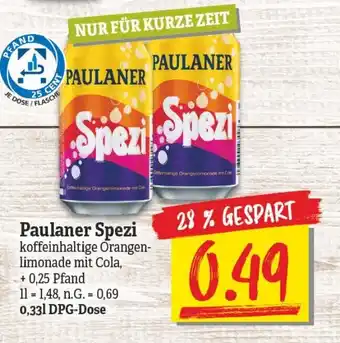 NP Discount Paulaner Spezi 330ml Angebot