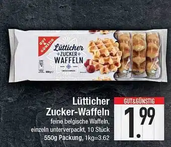 E-Center Lütticher Zucker-waffeln Angebot