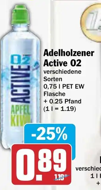 AEZ Adelholzener Active O2, 0,75 L Flasche Angebot